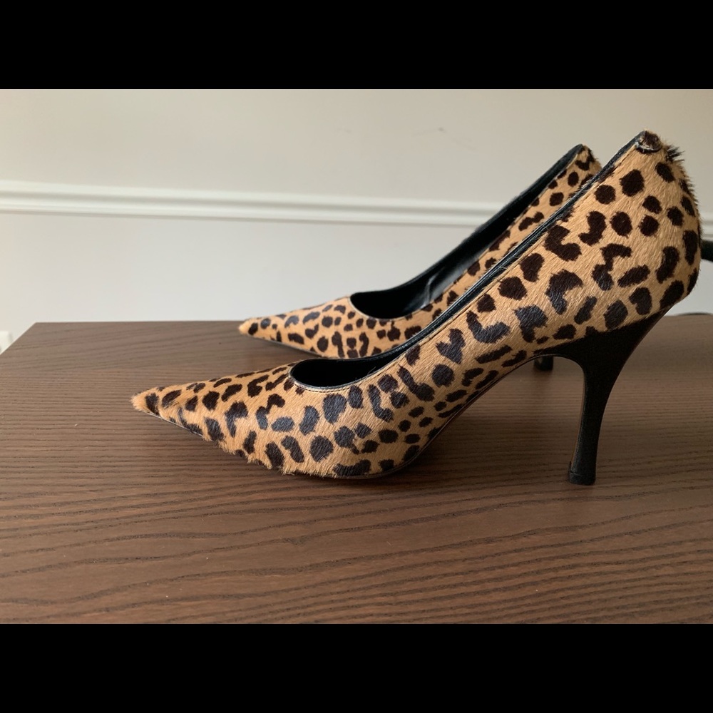 High heels leopard print (size 38 EUR) - NEW